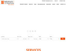 Tablet Screenshot of muffleyhomes.com